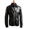 Tom Cruise Leather Lambskin Black Jacket  - Military Style Mission Impossible Ghost Protocol Jacket