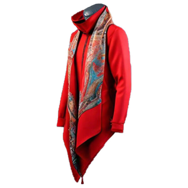 Zyppra Women's Winter Scarf - Embroidered Wool Shawl & Wrap, Thick Warm Foulard, Cozy Blanket for Cold Weather - Image 3