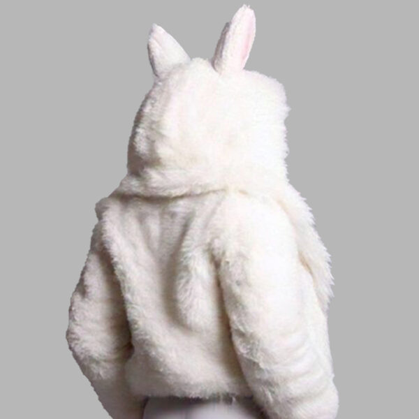 Women's Chic Winter Bunny Faux Fur Coat - Image 3