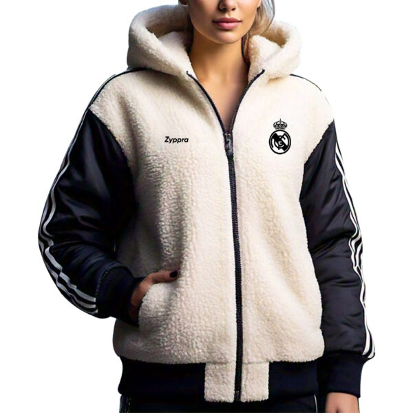 Women's Real Madrid Cozy Sherpa Hoodie