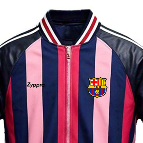 Men's Stylish FC Barcelona Striped Jacket - Image 2