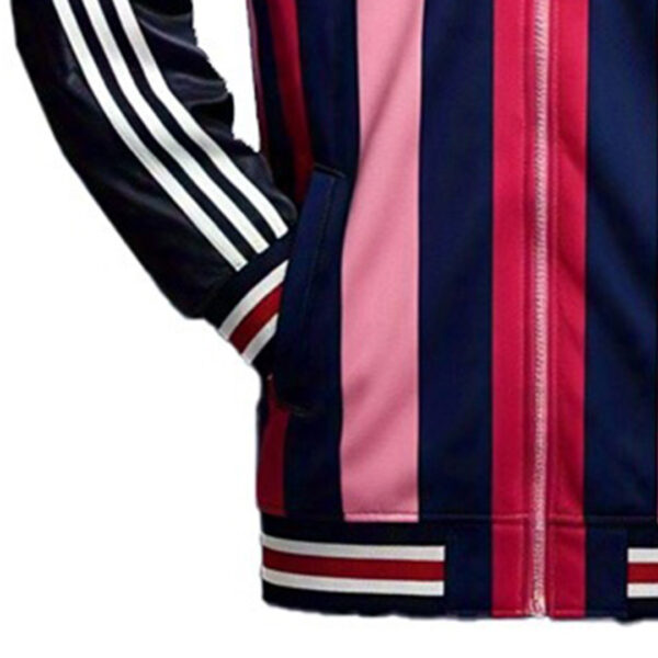 Men's Stylish FC Barcelona Striped Jacket - Image 3